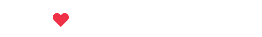 The I Love Kickboxing Logo. The words I Love Kickboxing with the O in love being a red heart